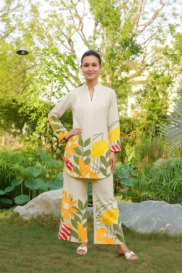 TROPICAL BLOOM PRINTED CO-ORD SET